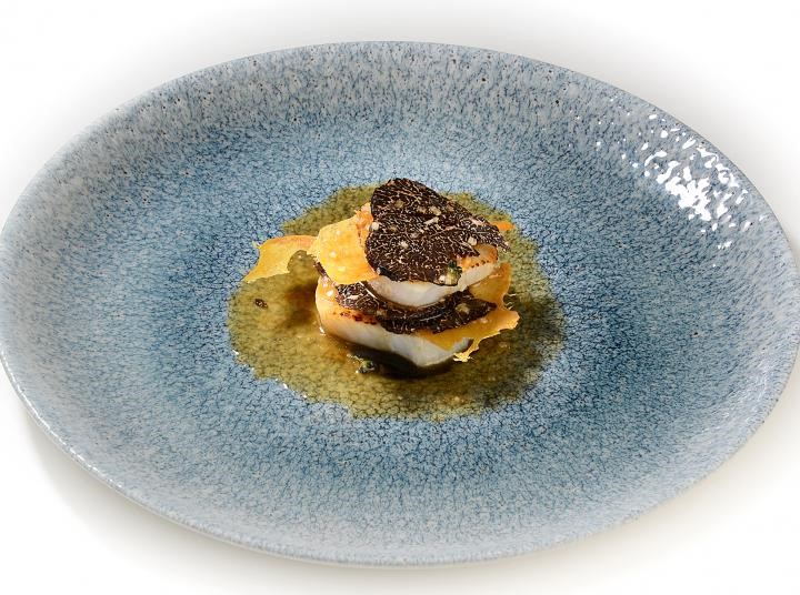 Obsession article SAT BAINS Scallop Mille Feuille